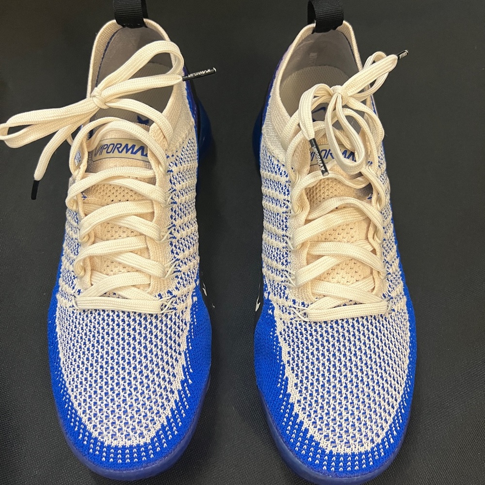 Nike Air Vapormax 2 Light Cream Racer Blue Size 8 Mens